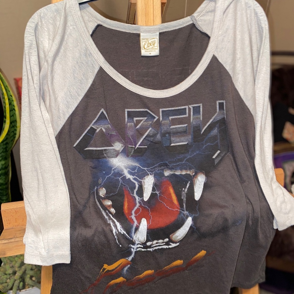 Obey Quarter-length T-shirt